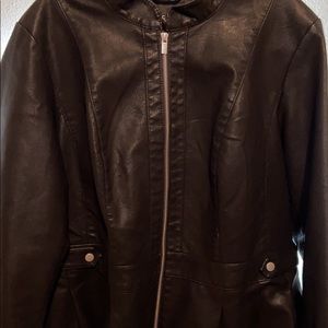 Bacini Black leather women’s jacket